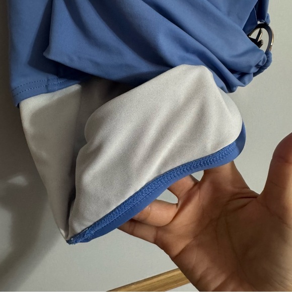 Michael Michael Kors Blue One-Piece Swimsuit Size 8 - Picture 14 of 16